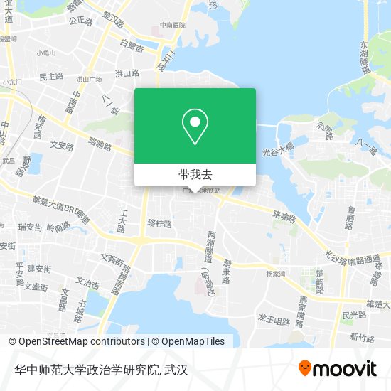 华中师范大学政治学研究院地图