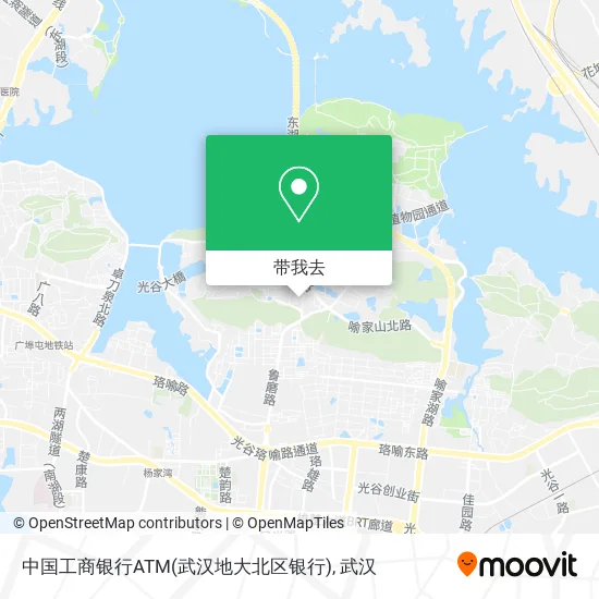 中国工商银行ATM(武汉地大北区银行)地图