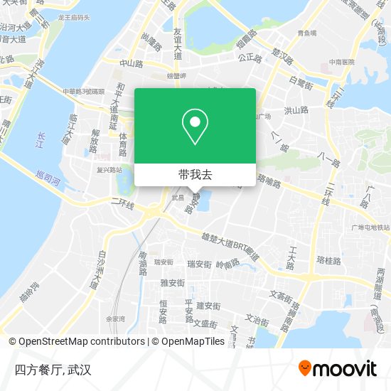 四方餐厅地图
