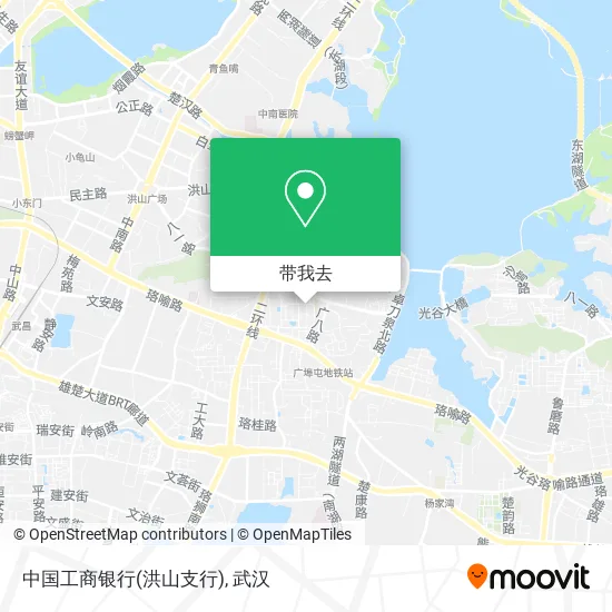 中国工商银行(洪山支行)地图