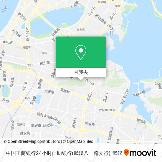 中国工商银行24小时自助银行(武汉八一路支行)地图