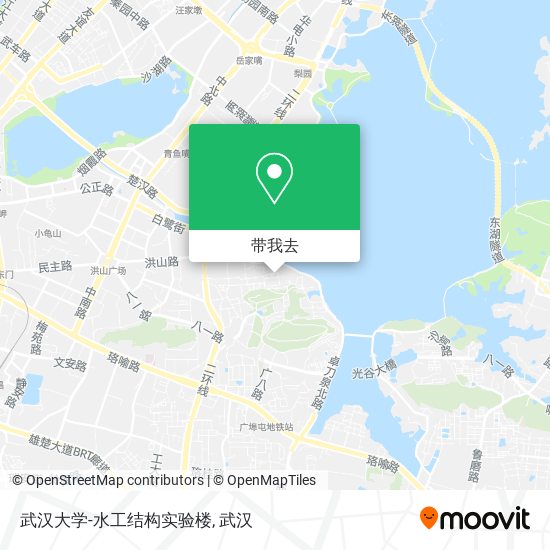 武汉大学-水工结构实验楼地图