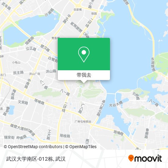 武汉大学南区-012栋地图