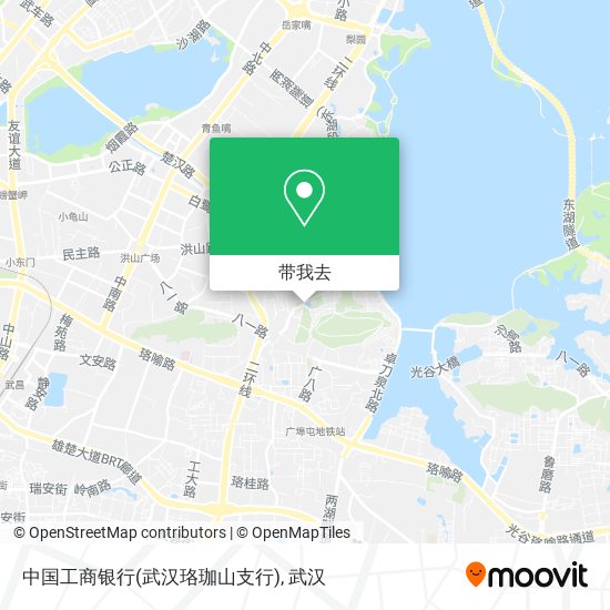 中国工商银行(武汉珞珈山支行)地图