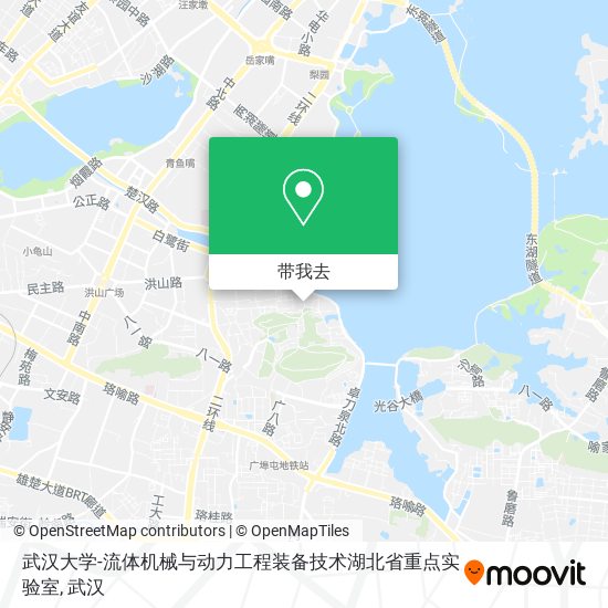 武汉大学-流体机械与动力工程装备技术湖北省重点实验室地图