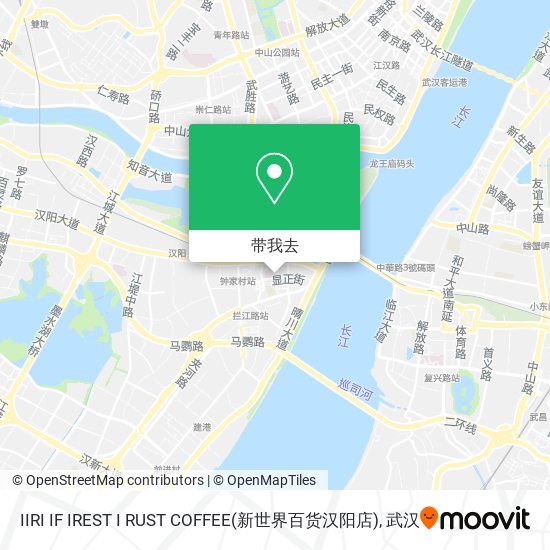 IIRI IF IREST I RUST COFFEE(新世界百货汉阳店)地图