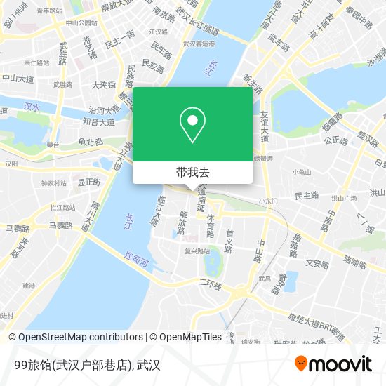 99旅馆(武汉户部巷店)地图