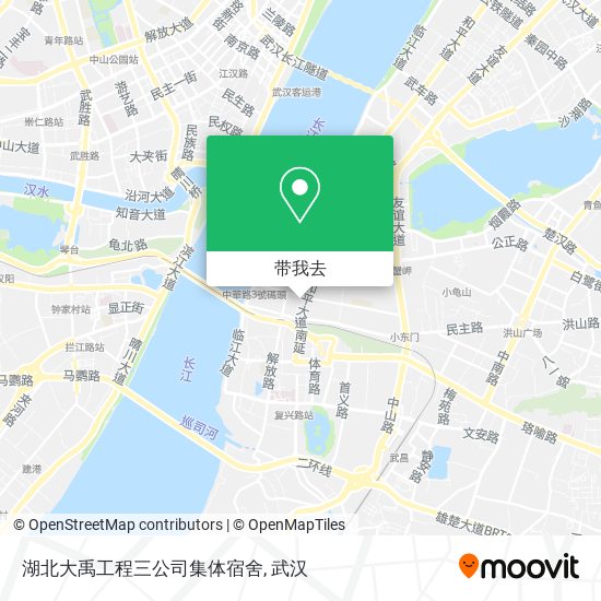 湖北大禹工程三公司集体宿舍地图