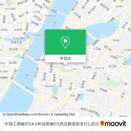 中国工商银行24小时自助银行(武汉粮道街支行)地图