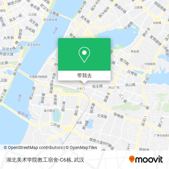 湖北美术学院教工宿舍-C6栋地图