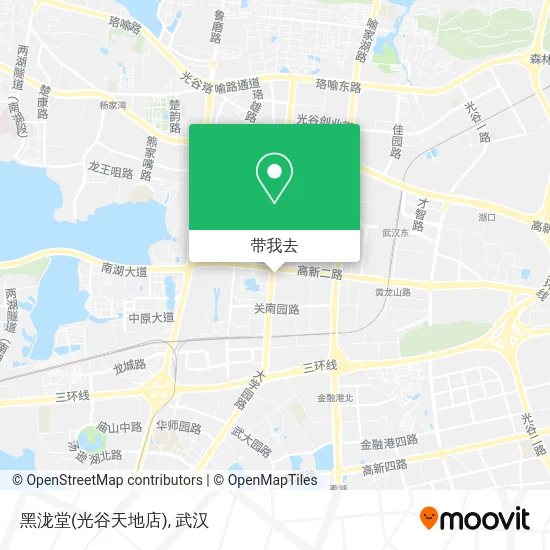 黑泷堂(光谷天地店)地图
