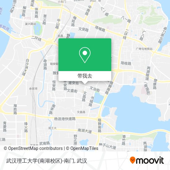 武汉理工大学(南湖校区)-南门地图