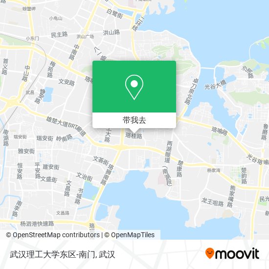 武汉理工大学东区-南门地图