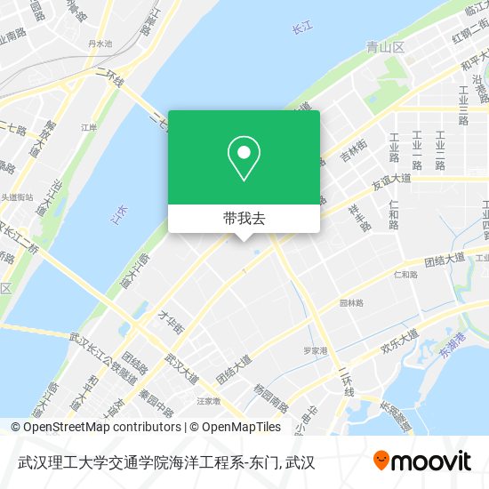 武汉理工大学交通学院海洋工程系-东门地图