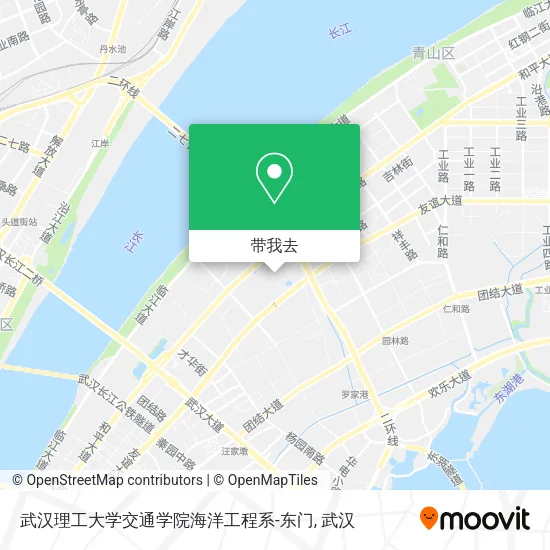 武汉理工大学交通学院海洋工程系-东门地图