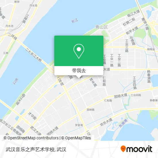武汉音乐之声艺术学校地图