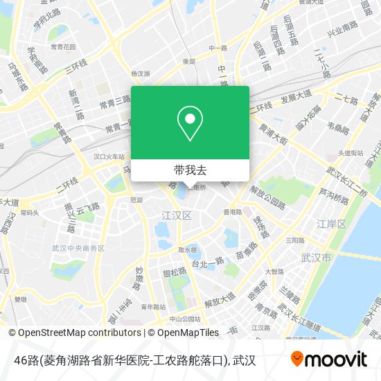 46路(菱角湖路省新华医院-工农路舵落口)地图