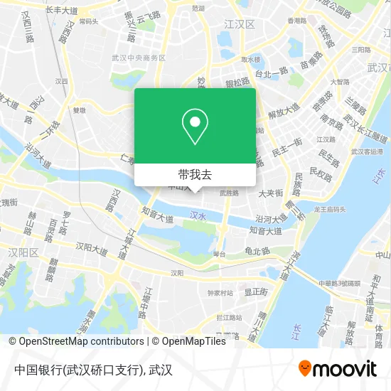 中国银行(武汉硚口支行)地图
