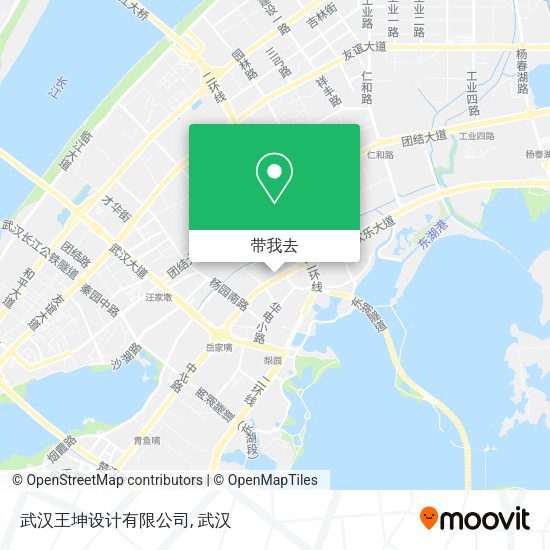 武汉王坤设计有限公司地图