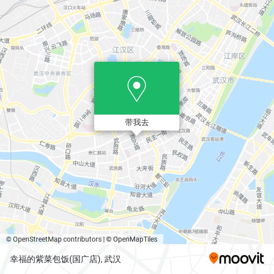 幸福的紫菜包饭(国广店)地图