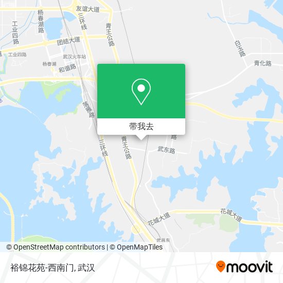 裕锦花苑-西南门地图