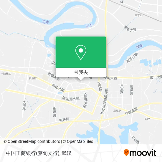 中国工商银行(蔡甸支行)地图