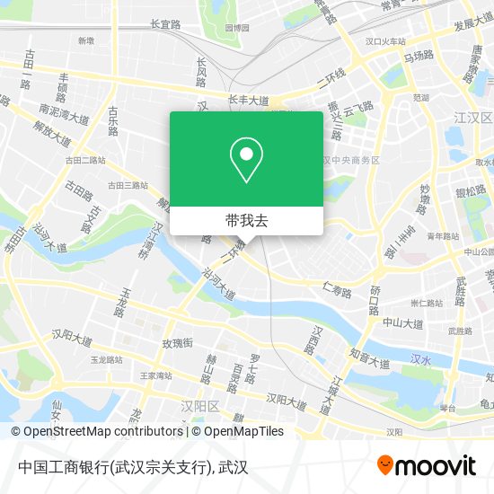 中国工商银行(武汉宗关支行)地图