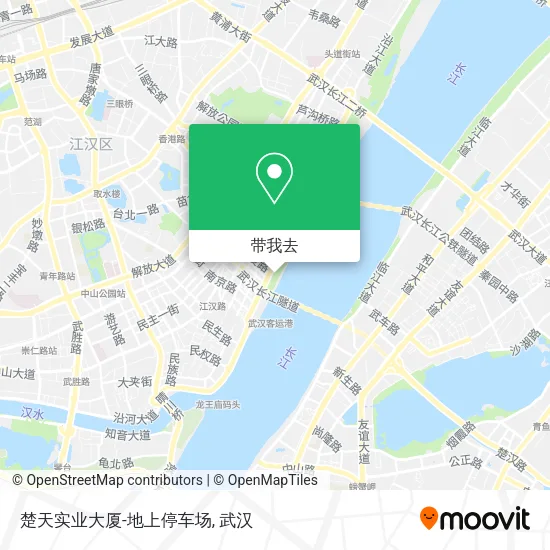 楚天实业大厦-地上停车场地图