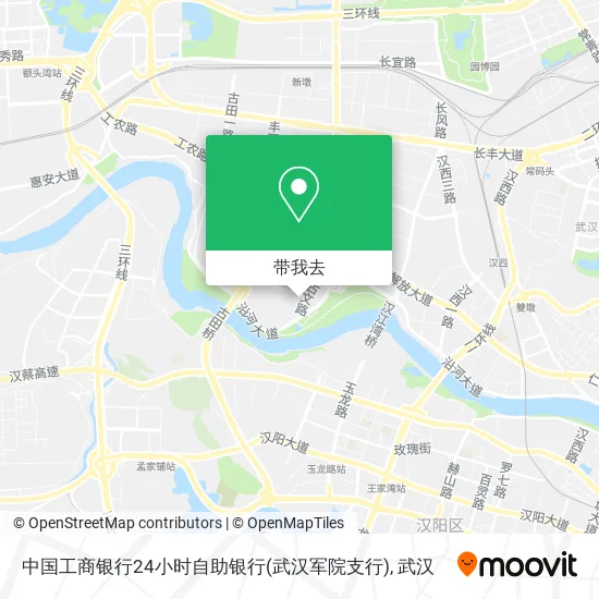 中国工商银行24小时自助银行(武汉军院支行)地图