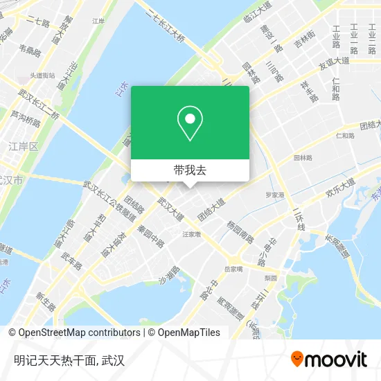 明记天天热干面地图