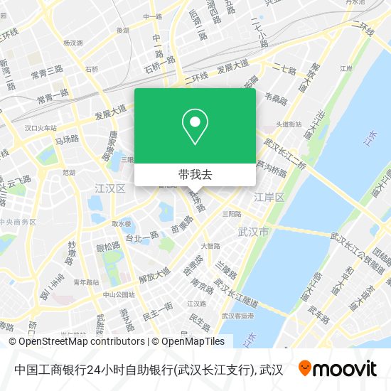 中国工商银行24小时自助银行(武汉长江支行)地图
