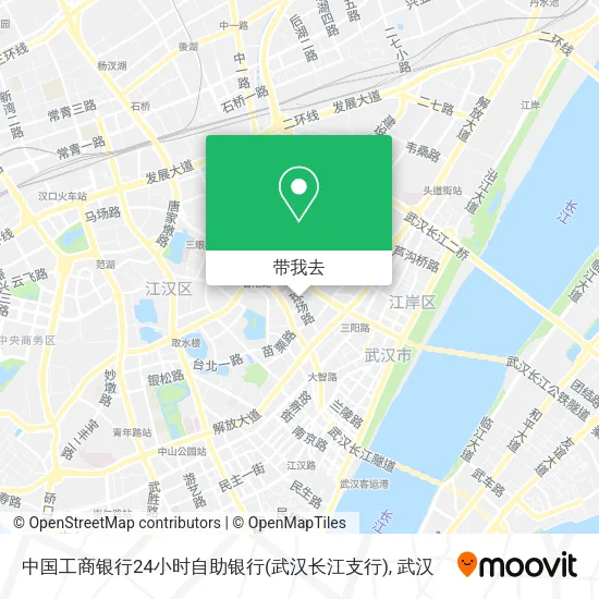 中国工商银行24小时自助银行(武汉长江支行)地图