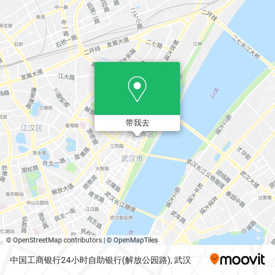 中国工商银行24小时自助银行(解放公园路)地图
