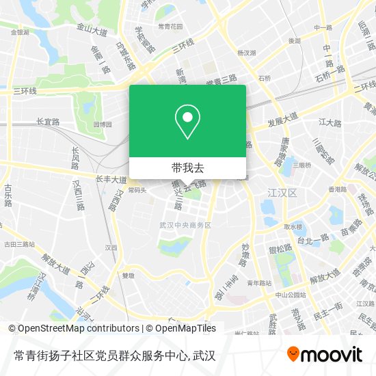 常青街扬子社区党员群众服务中心地图
