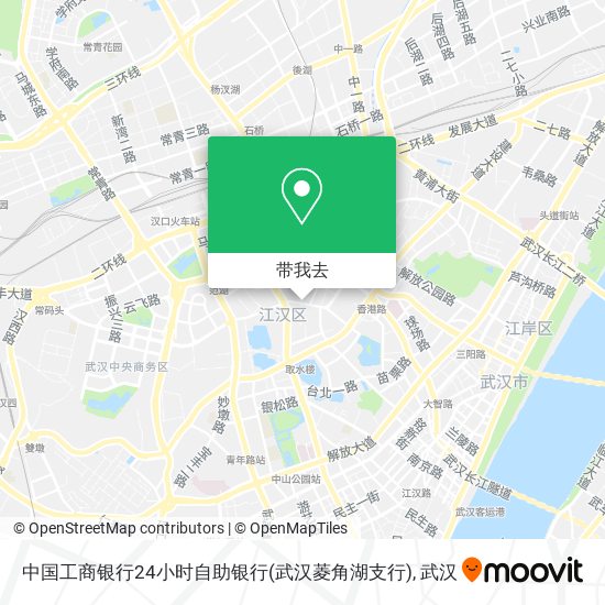 中国工商银行24小时自助银行(武汉菱角湖支行)地图