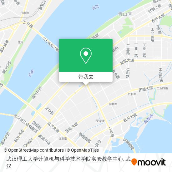 武汉理工大学计算机与科学技术学院实验教学中心地图