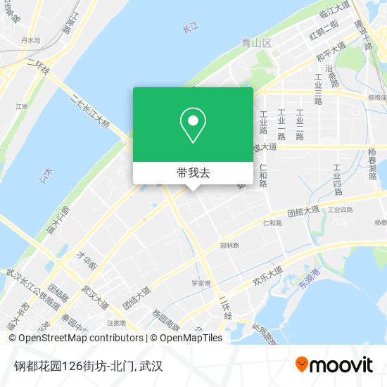 钢都花园126街坊-北门地图