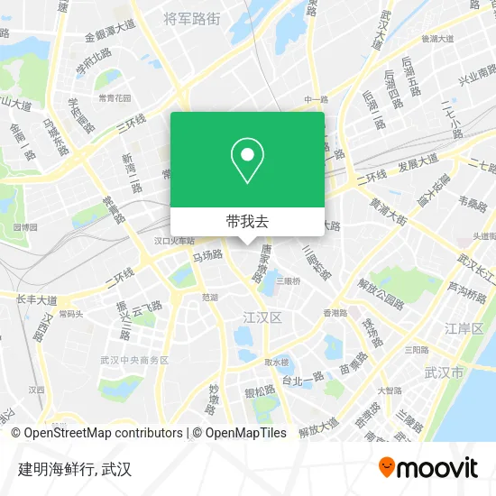 建明海鲜行地图