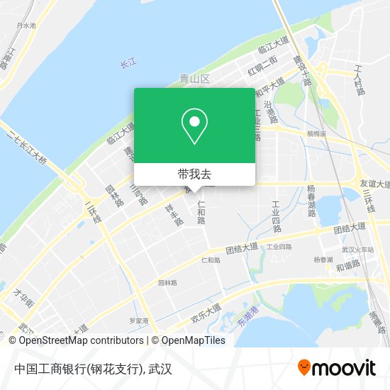 中国工商银行(钢花支行)地图