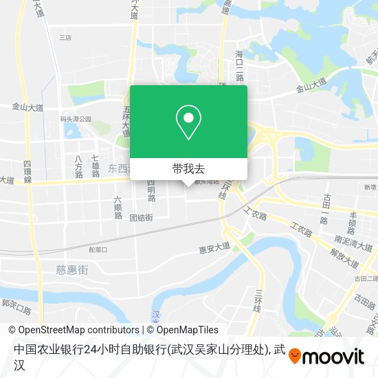 中国农业银行24小时自助银行(武汉吴家山分理处)地图