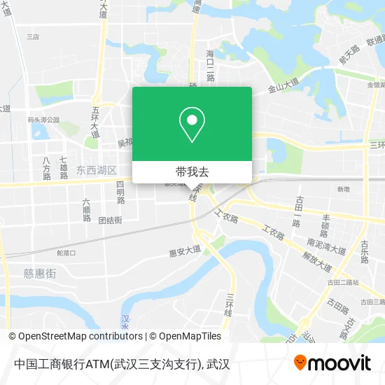中国工商银行ATM(武汉三支沟支行)地图