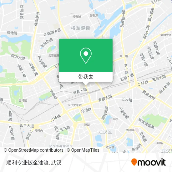 顺利专业钣金油漆地图