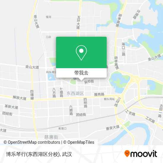 博乐琴行(东西湖区分校)地图