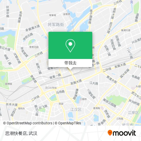 思潮快餐店地图