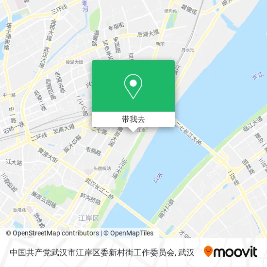 中国共产党武汉市江岸区委新村街工作委员会地图