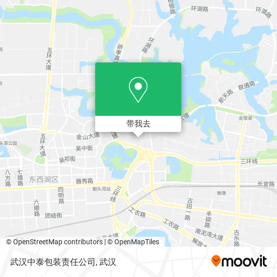 武汉中泰包装责任公司地图