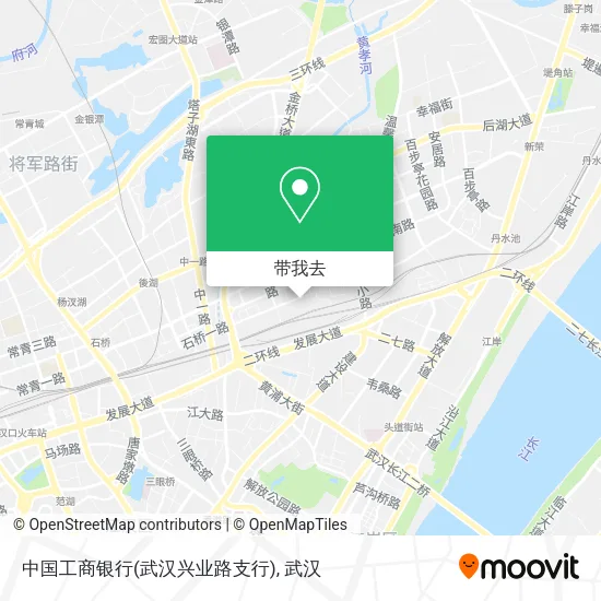 中国工商银行(武汉兴业路支行)地图