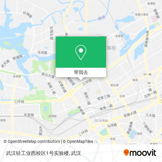 武汉轻工业西校区1号实验楼地图