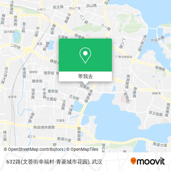 632路(文荟街幸福村-青菱城市花园)地图