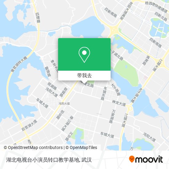 湖北电视台小演员转口教学基地地图